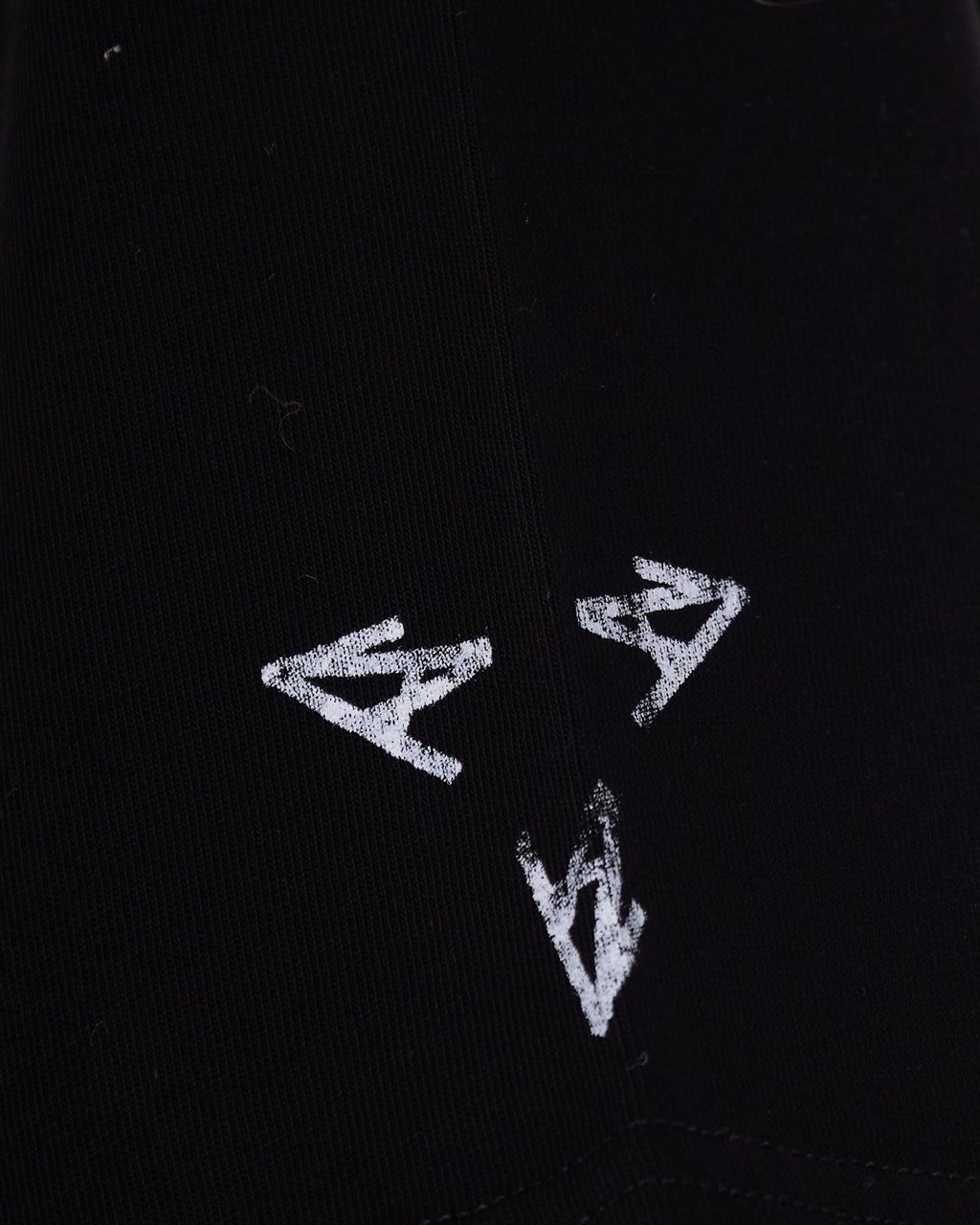 44 Label Group T-Shirts And Polos Black Gloves Dirty White Zwart