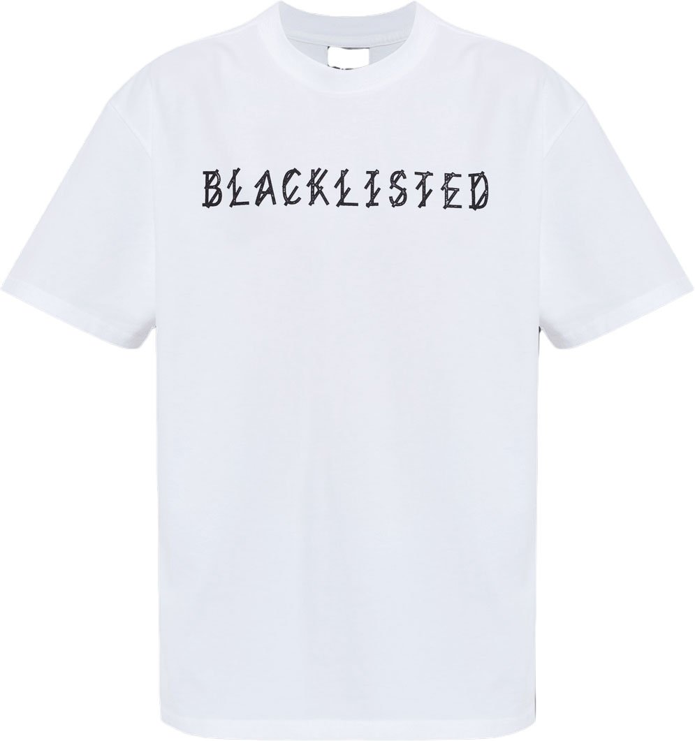 44 Label Group T-shirt met zwarte lijst, wit Wit