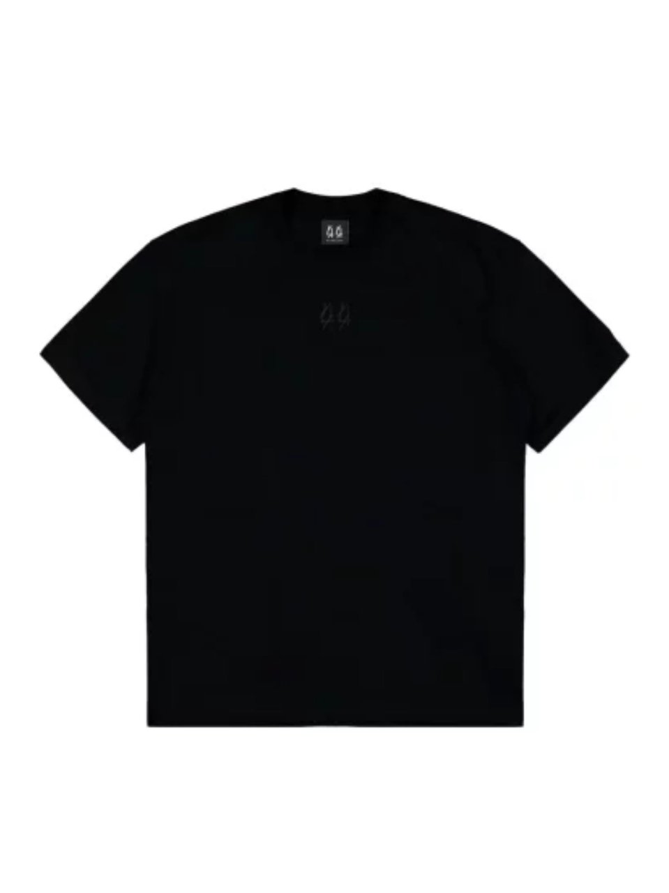 44 Label Group Safety Pins Logo Black T-Shirt Zwart