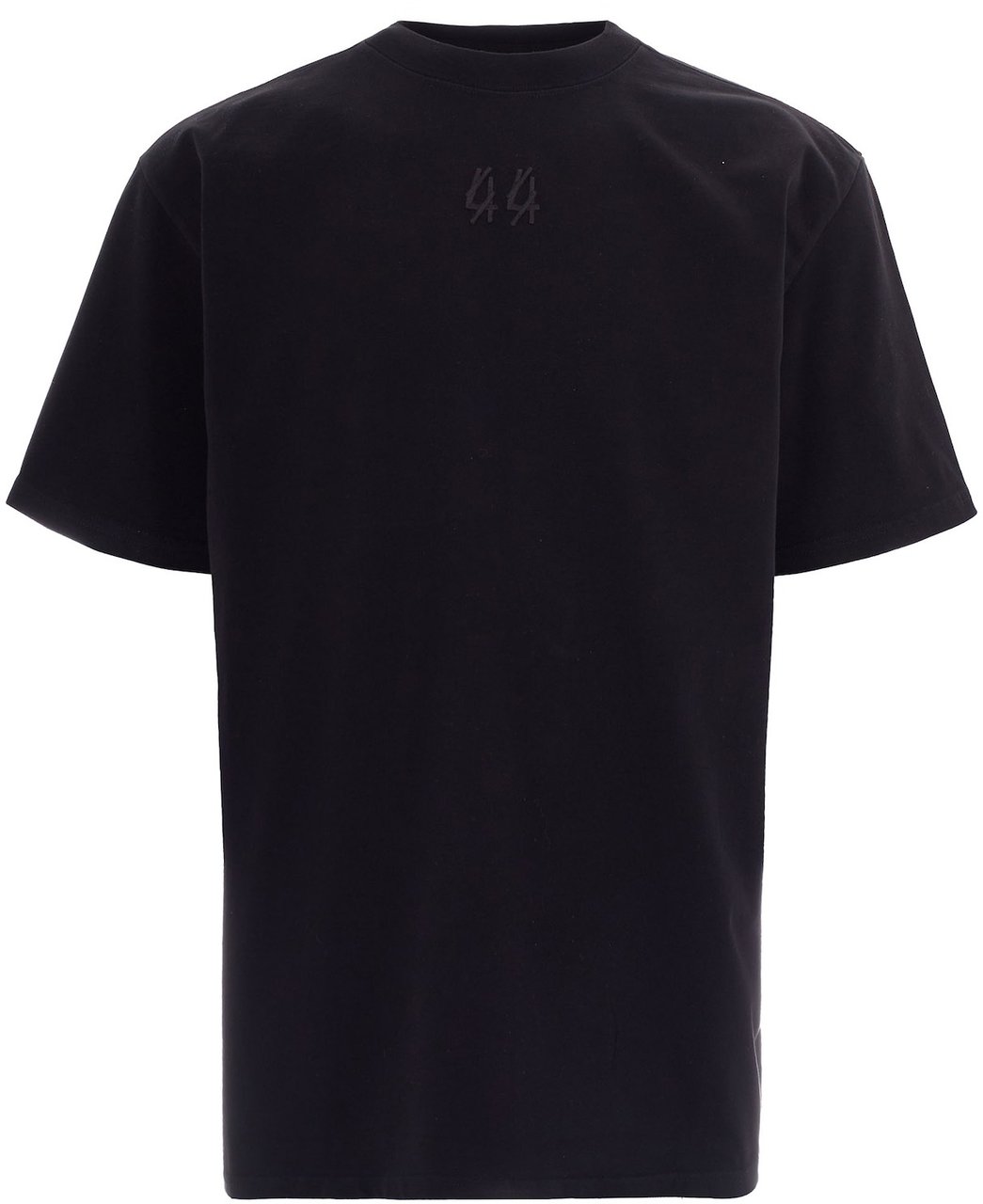 44 Label Group T-Shirts And Polos Black 44 Patched Solid Risk Zwart