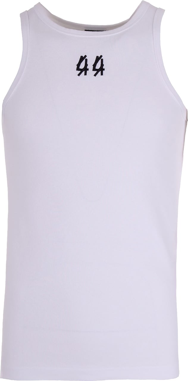 44 Label Group T-Shirts And Polos Optical White 44 Black Wit