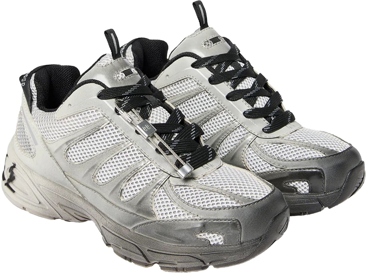 44 Label Group Sneakers Blackgrey Gradient Zwart