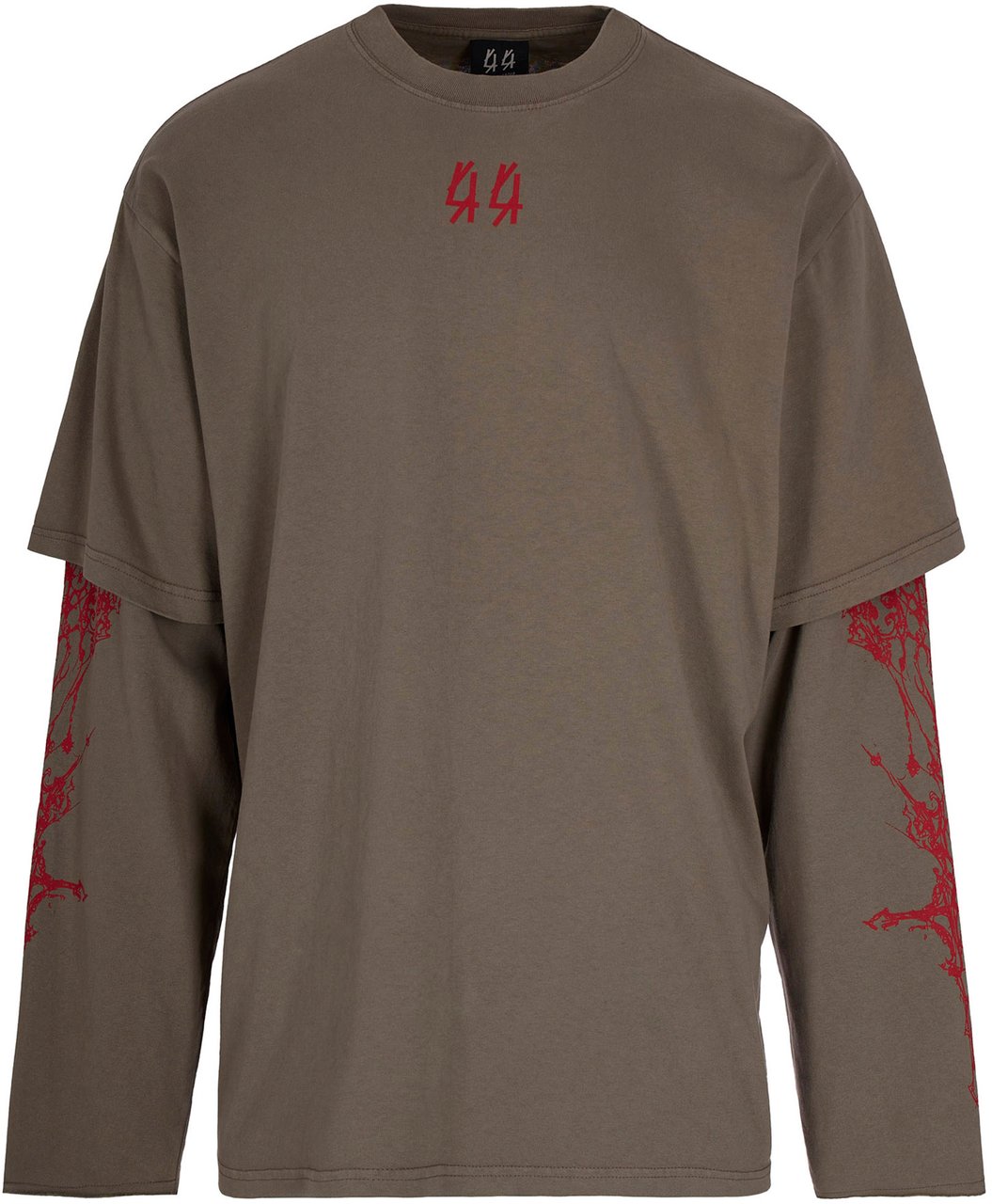 44 Label Group T-Shirts And Polos Faded Mudewigkeit Hrd Grijs