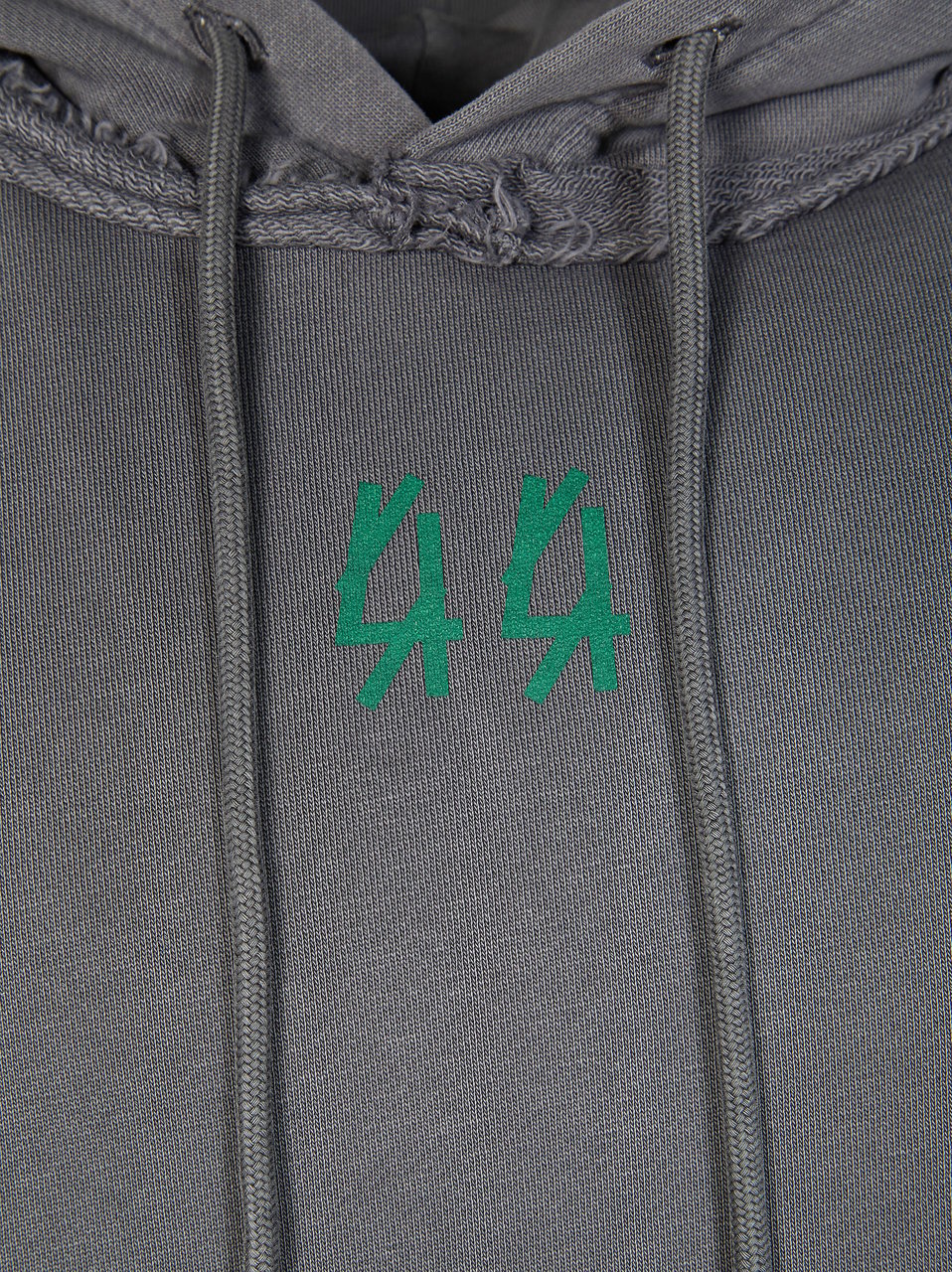 44 Label Group Muted Grey Green Graphic Hoodie Grijs