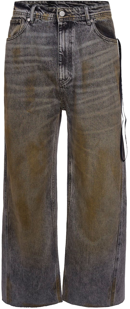 44 Label Group Trousers Greencast Heavy Dirty Bruin