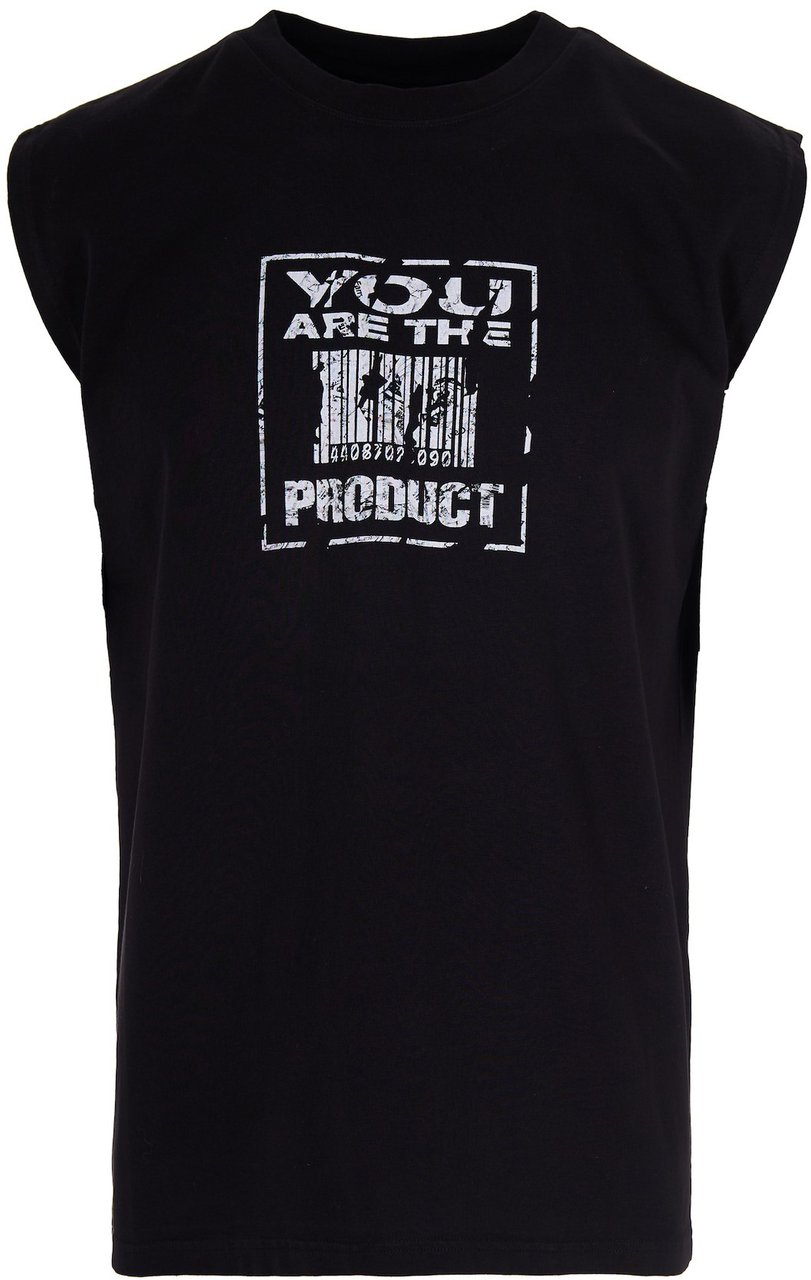 44 Label Group T-Shirts And Polos Black Product Dirty White Zwart