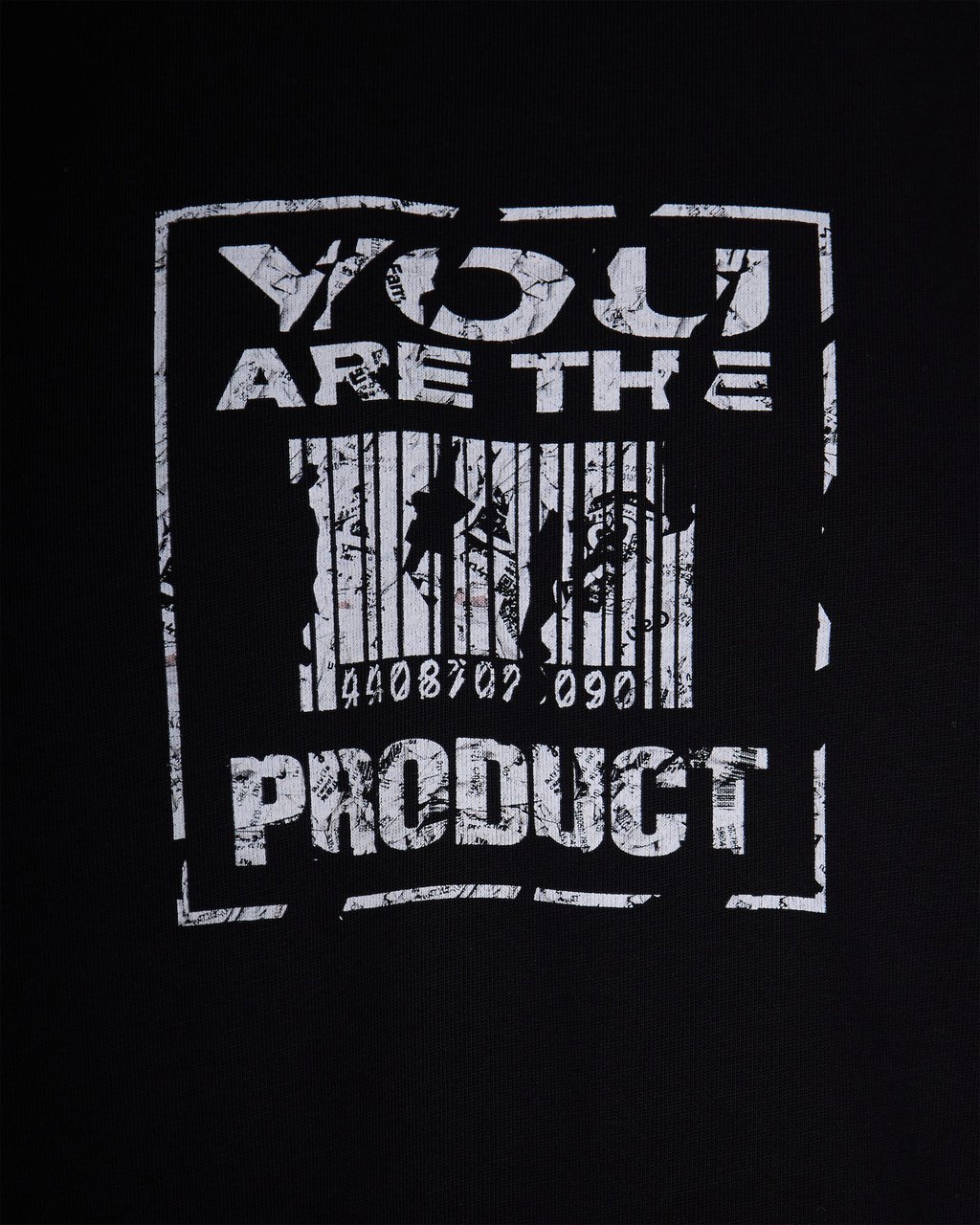 44 Label Group T-Shirts And Polos Black Product Dirty White Zwart