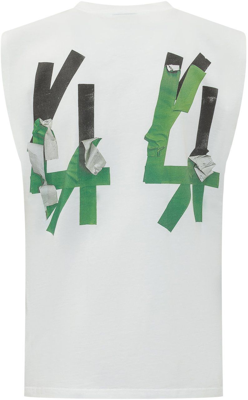 44 Label Group SLEEVELESS CRPD JER Wit