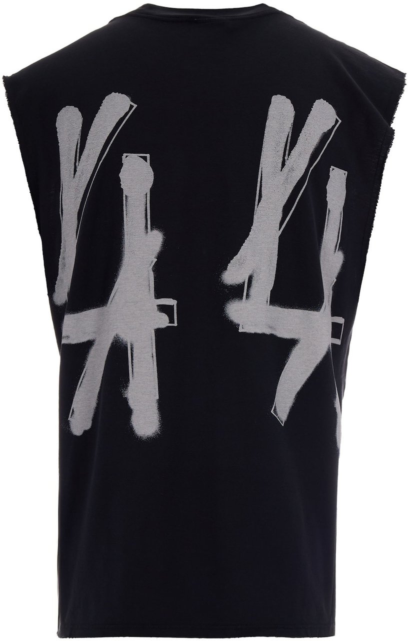 44 Label Group T-Shirts And Polos Smudge Black 44 Graff Dirty Zwart