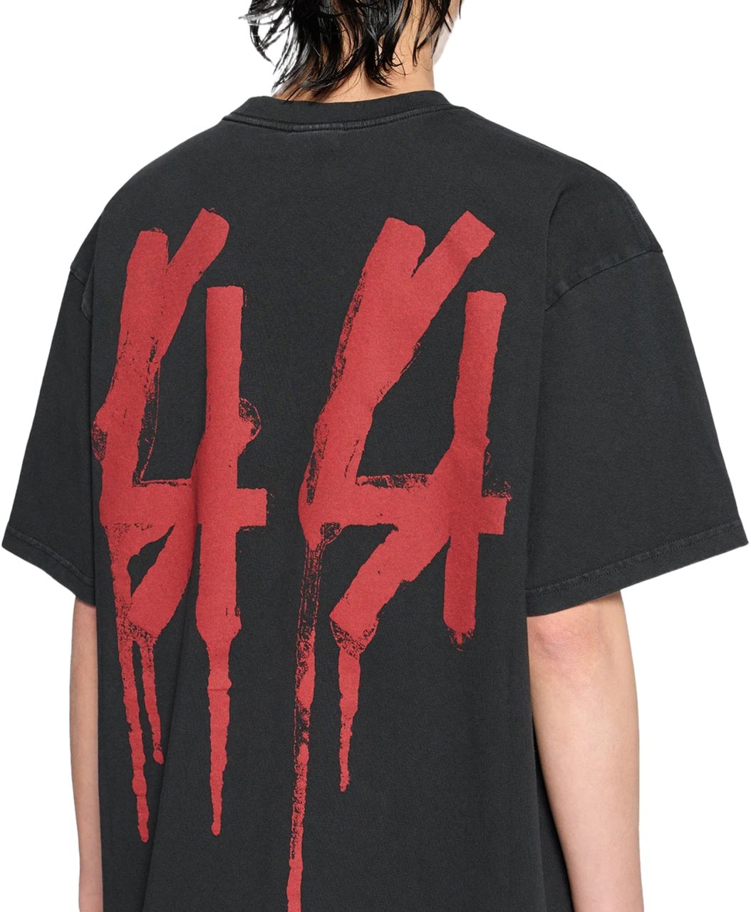 44 Label Group LOGO T-SHIRT BLACK Zwart