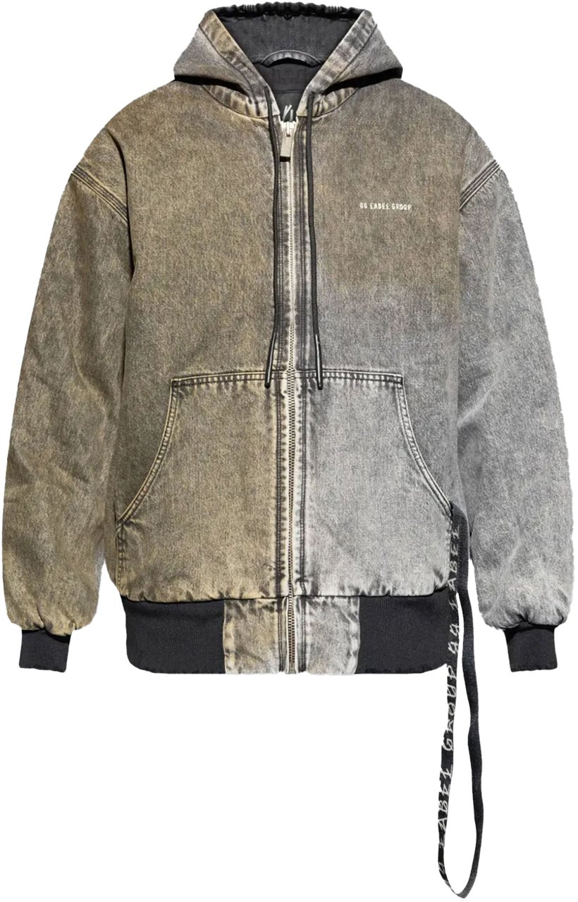 44 Label Group PADDED DENIM JACKET Blauw