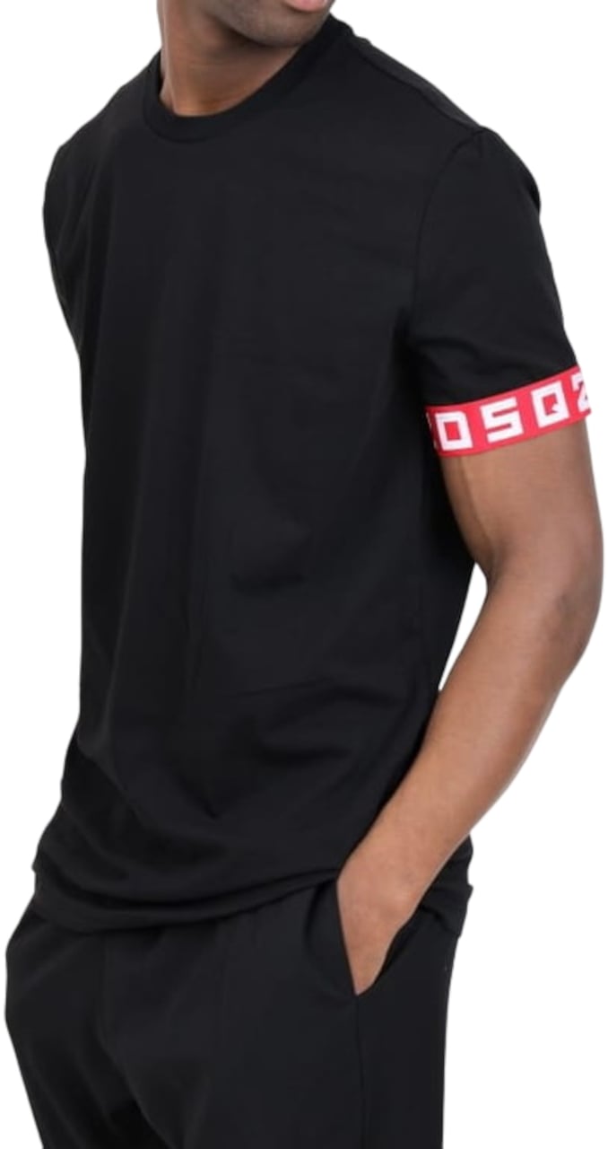 Dsquared2 Round Neck T-Shirt Zwart