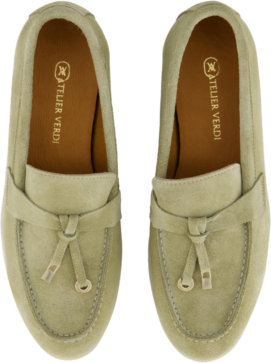 Atelier Verdi Dames Nina Loafer Advocado Groen