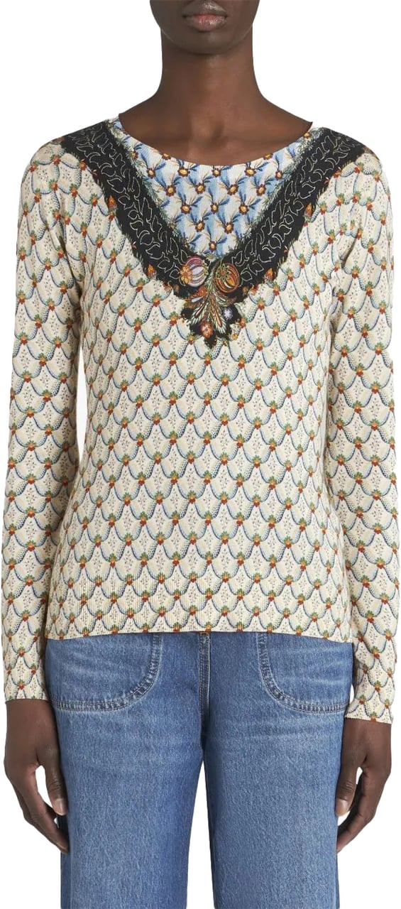 Etro maglia girocollo milano divers Divers