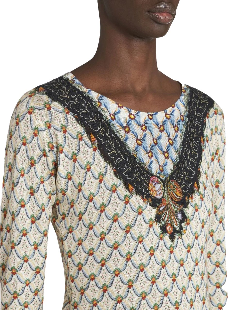 Etro maglia girocollo milano divers Divers