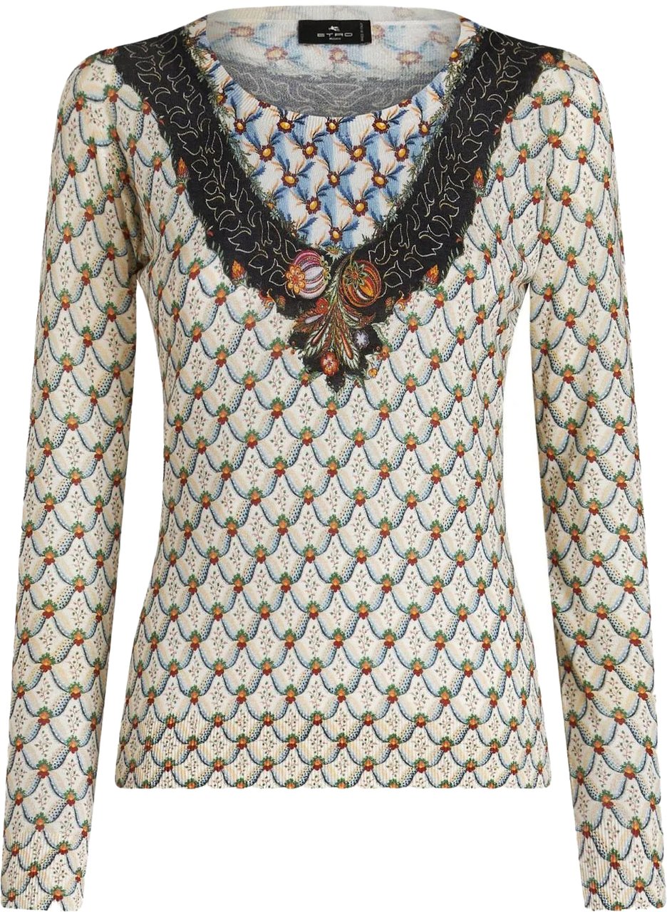 Etro maglia girocollo milano divers Divers