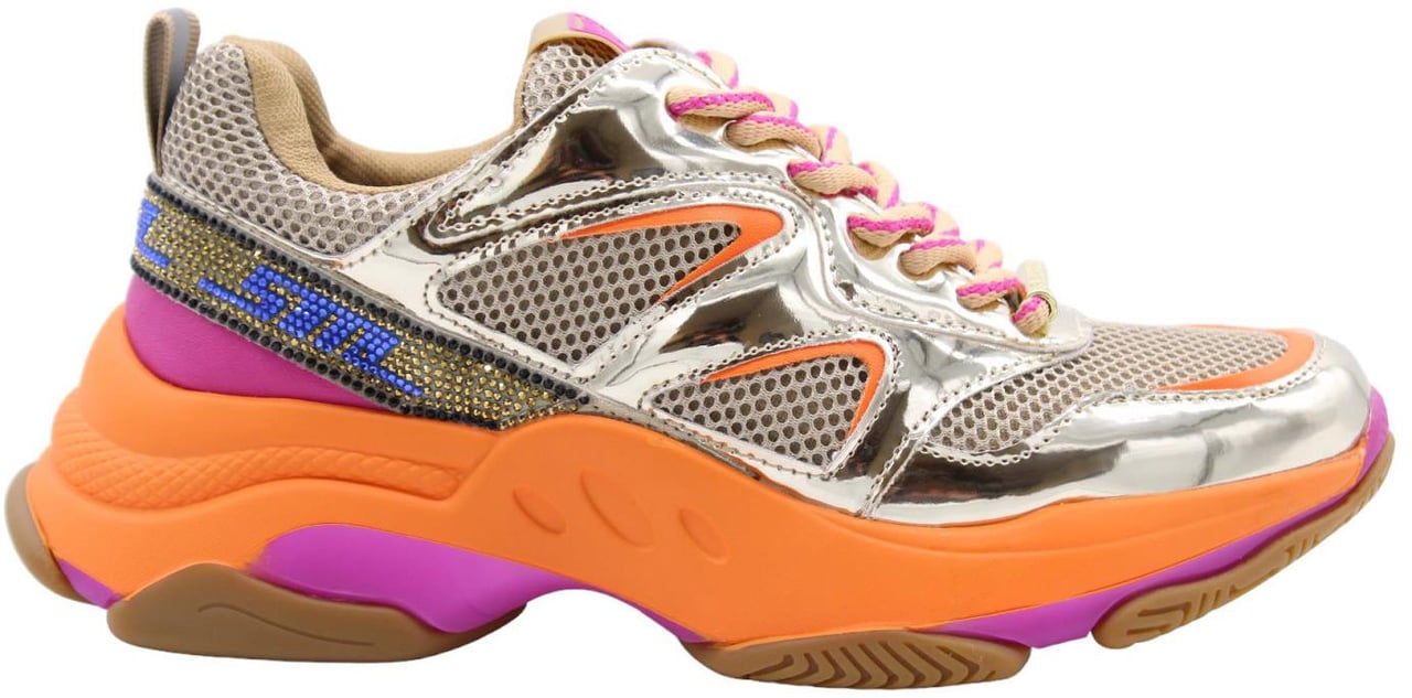 Steve Madden Dames Medallist2 Sneaker Beige/Multi Beige