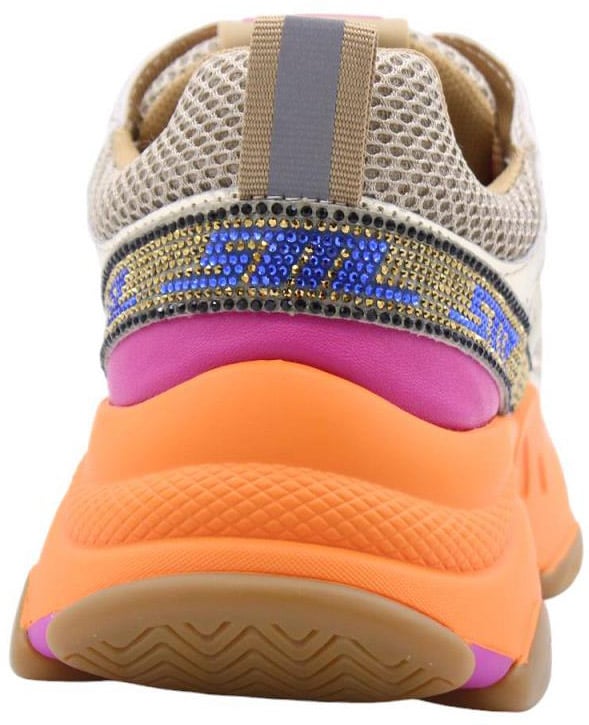 Steve Madden Dames Medallist2 Sneaker Beige/Multi Beige