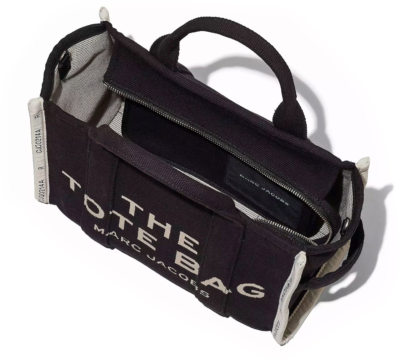 Marc Jacobs Marc jacobs the medium tote in black jacquard Zwart