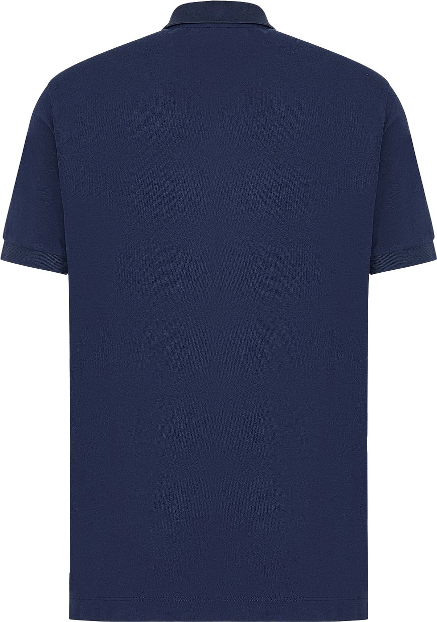 EA7 Jersey polo navy Blauw