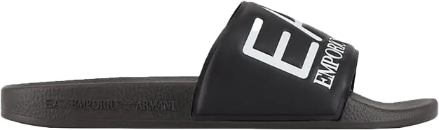 EA7 Slippers Zwart Zwart