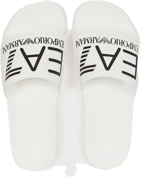 EA7 Witte Slippers Wit