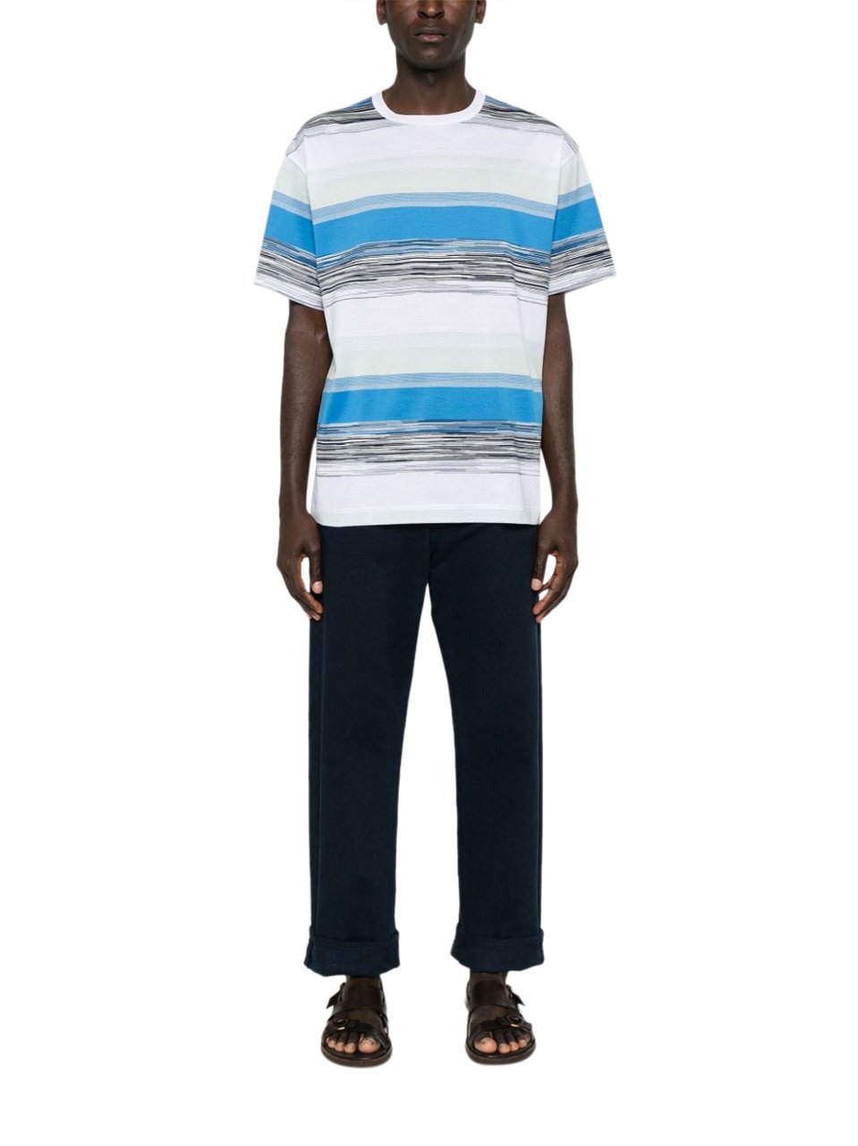 Missoni T-Shirts And Polos Blue Blauw