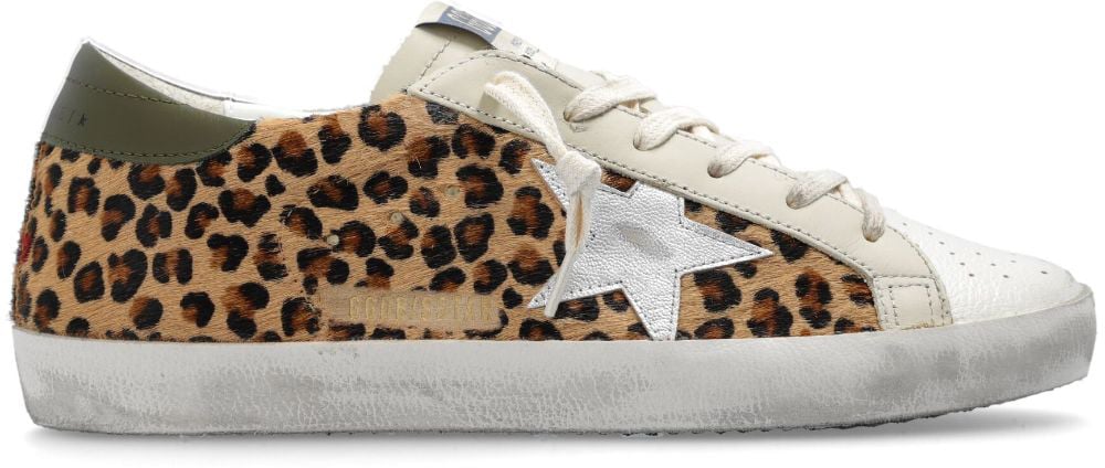 Golden Goose Dames SuperStar Sneaker Beige/Leo Beige