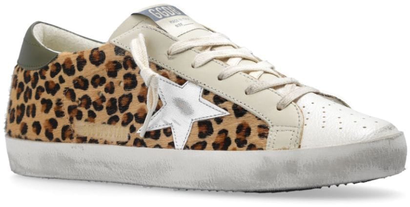 Golden Goose Dames SuperStar Sneaker Beige/Leo Beige