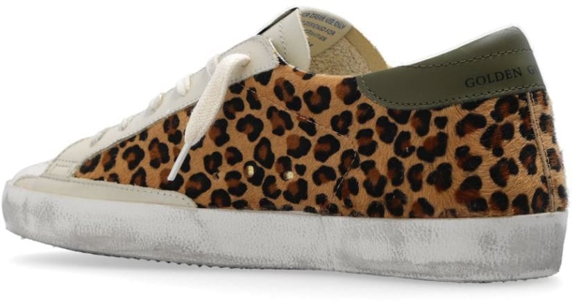Golden Goose Dames SuperStar Sneaker Beige/Leo Beige