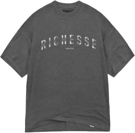 Richesse Societe T-shirt Grey Grijs
