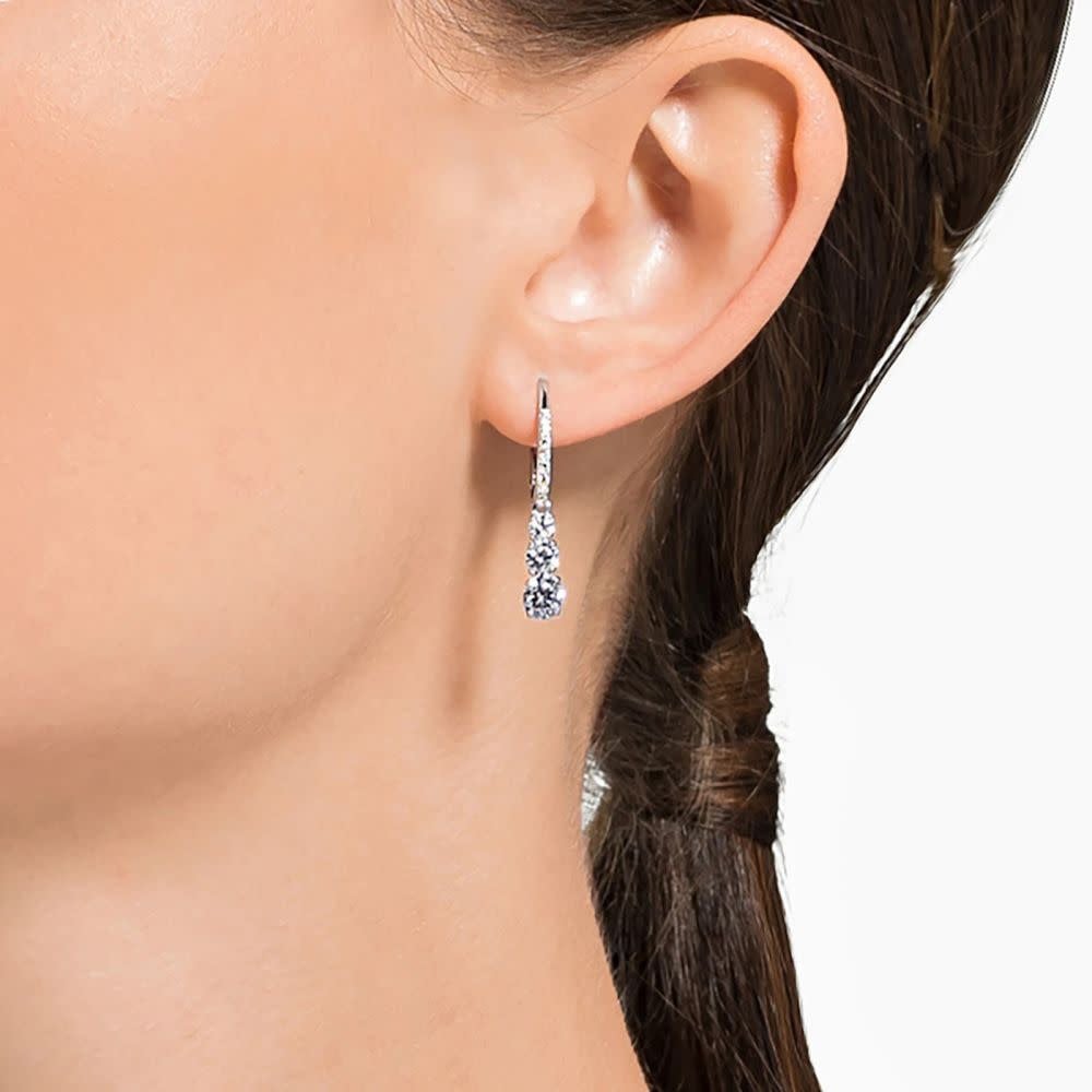 Swarovski Swarovski Oorbellen 5416155 Attract Trilogy Zilverkleurig Divers