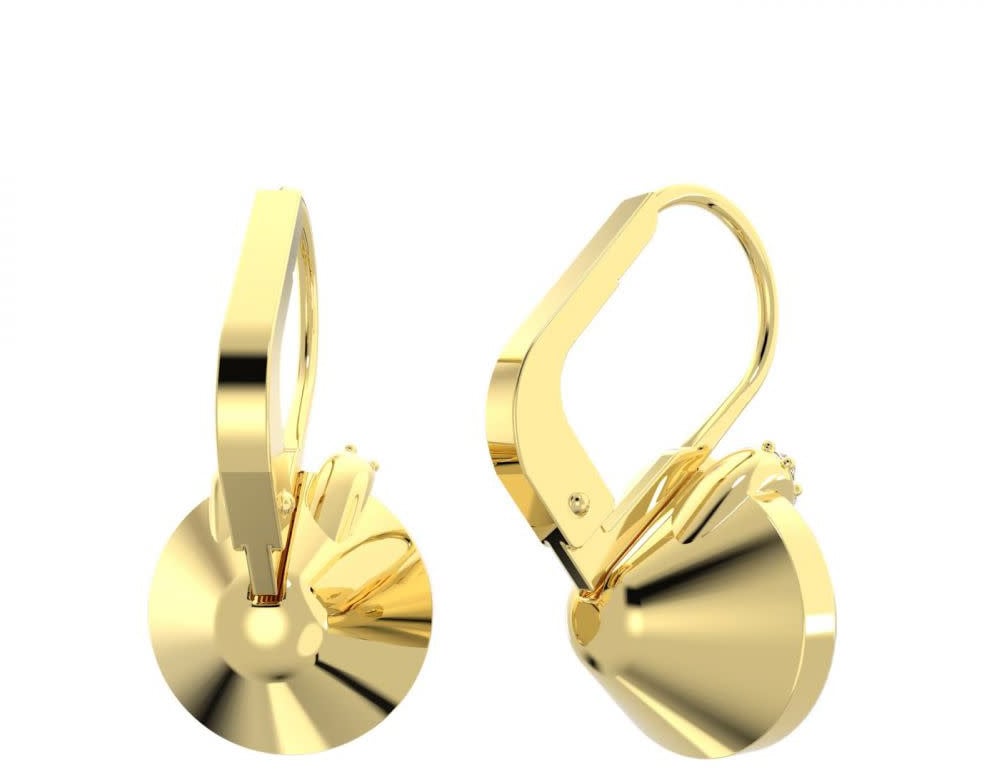 Swarovski Swarovski Oorbellen 5662093 Bella met Geelgouden Plating Divers