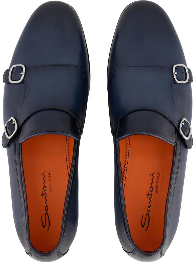 Santoni Loafer Blauw