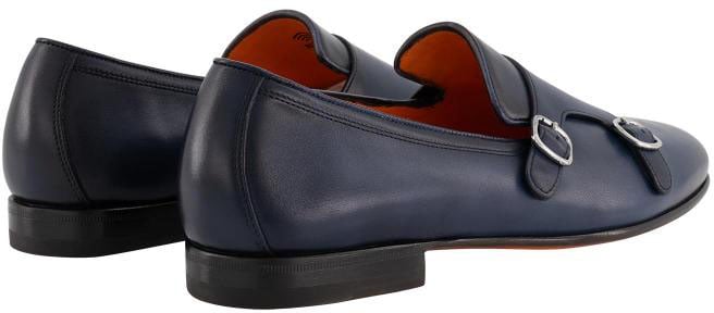 Santoni Loafer Blauw
