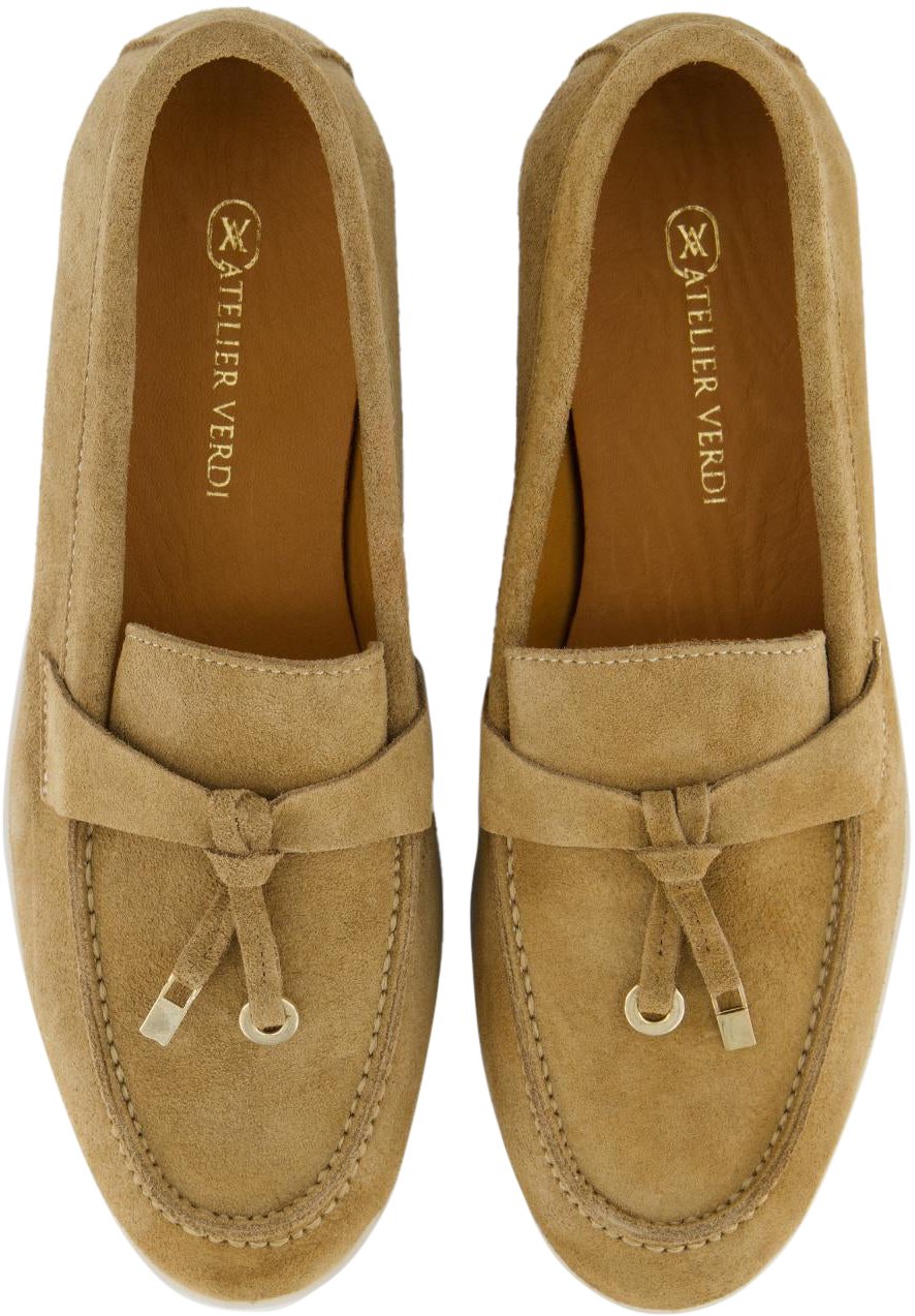 Atelier Verdi Dames Nina Loafer Rome Bruin