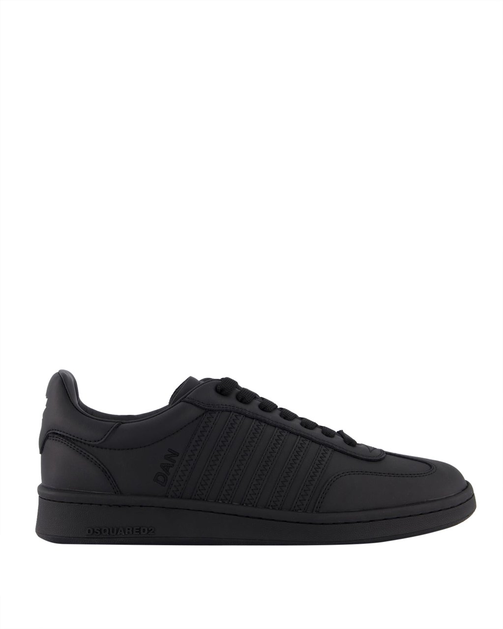 Dsquared2 Heren Lace-Up Low Top Sneakers Zwart