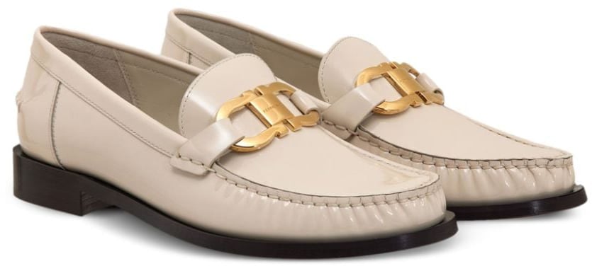Ferragamo Flat Shoes White Wit