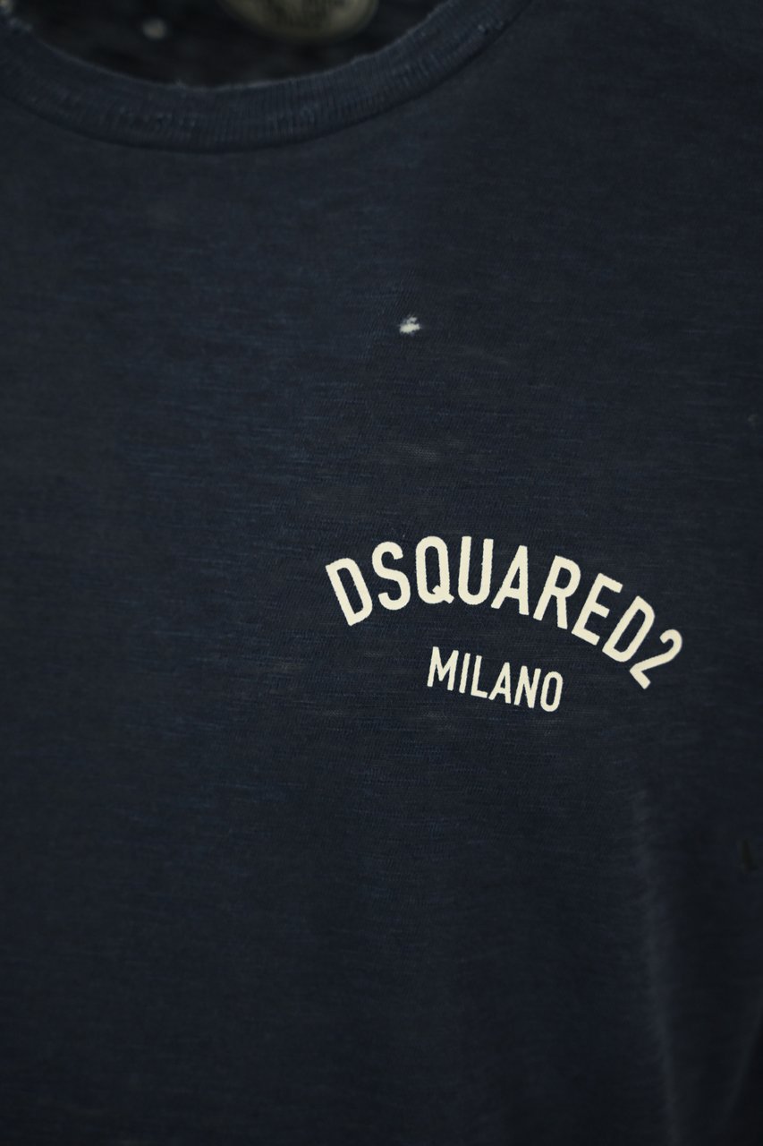 Dsquared2 Dsquared2 T-shirts and Polos Blue Blauw