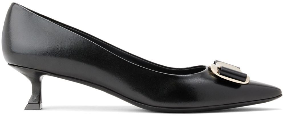 Ferragamo With Heel Black Zwart