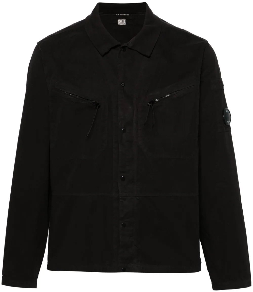 CP Company Zwarte shirtjacket Zwart