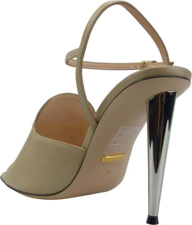 Gucci Sandalo con tacco Blondie beige Beige