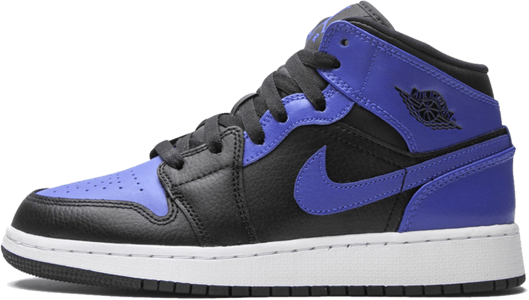 Nike Air Jordan 1 Mid Hyper Royal (GS) Divers