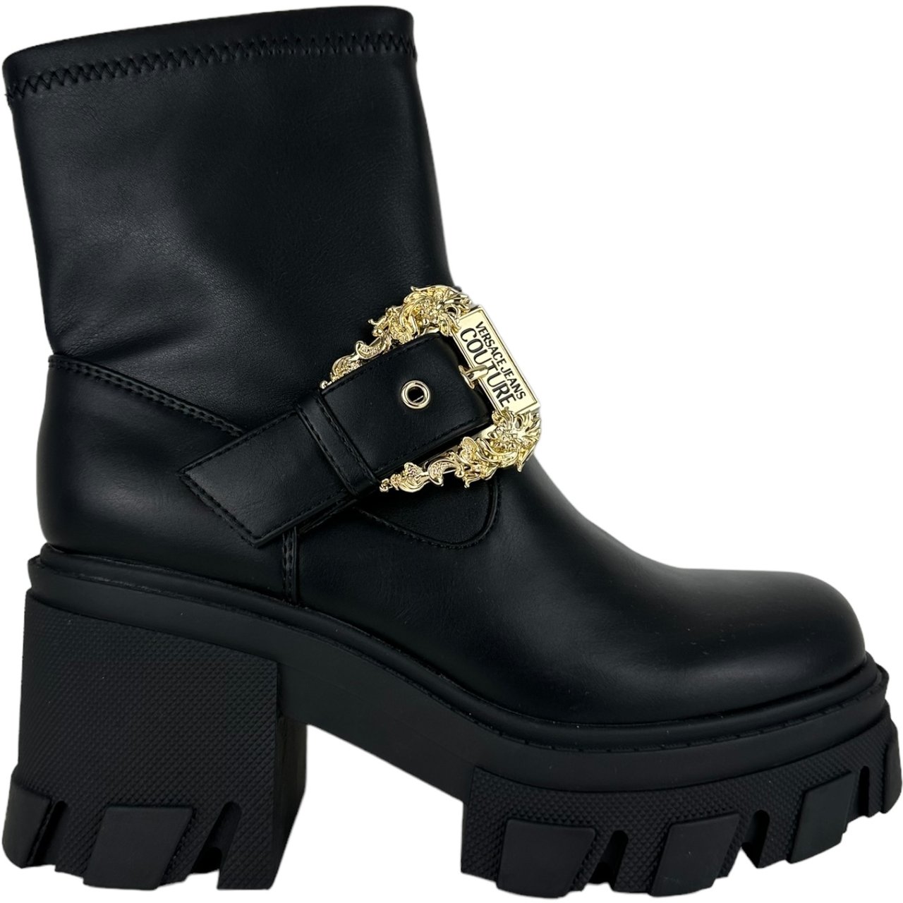 Versace Jeans Couture Enkellaars Black Zwart