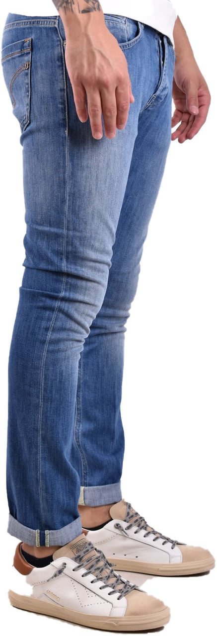 Dondup Trousers Blue Blauw