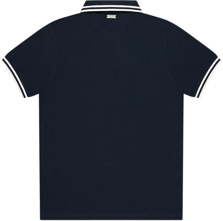 Quotrell Batera Polo | Navy/white Blauw