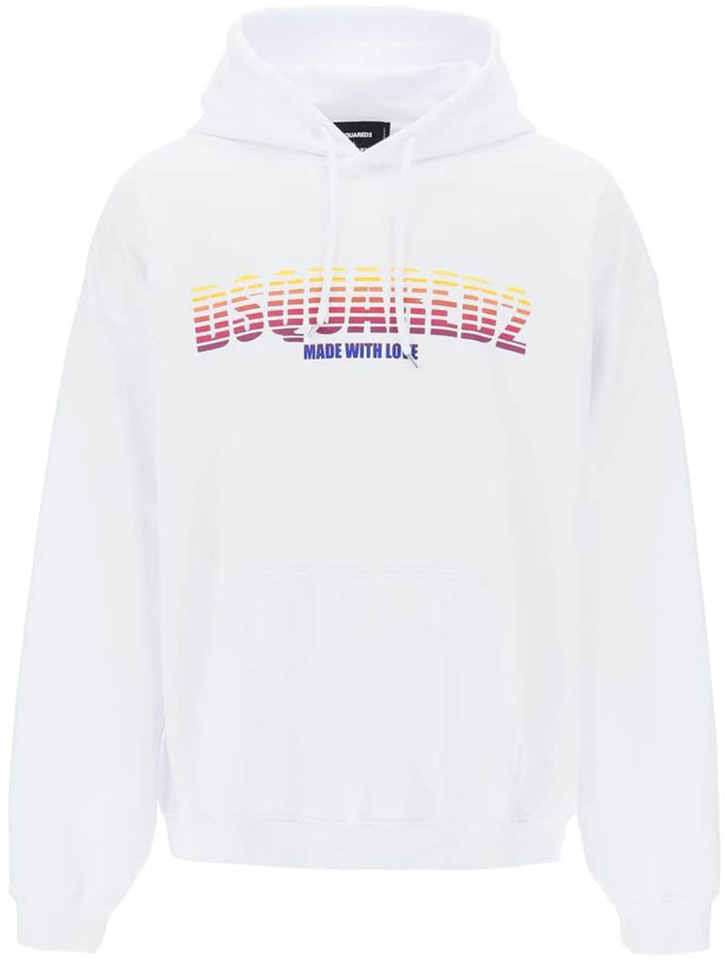 Dsquared2 Felpa Made with Love Wit