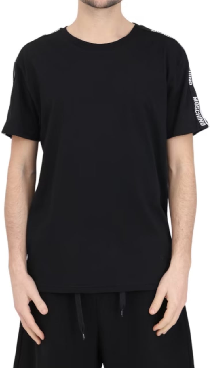 Moschino T-Shirts And Polos Black Zwart