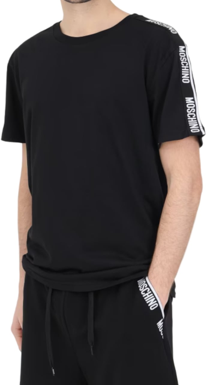 Moschino T-Shirts And Polos Black Zwart