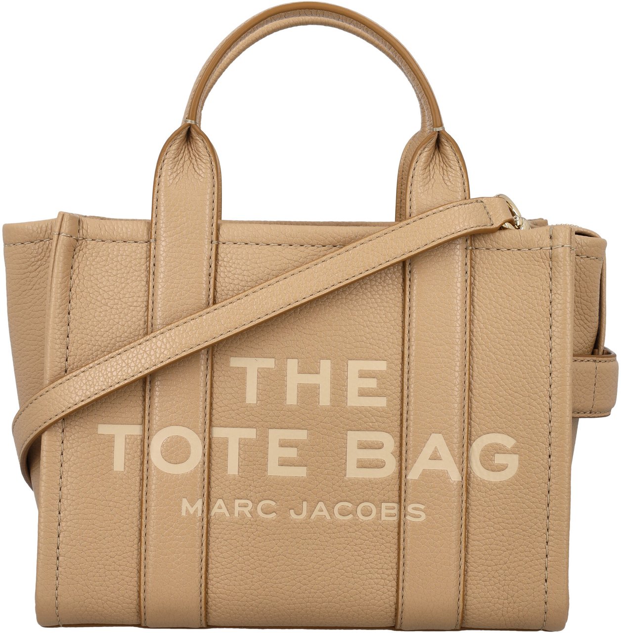 Marc Jacobs The Small Tote Leather Marrone Bruin
